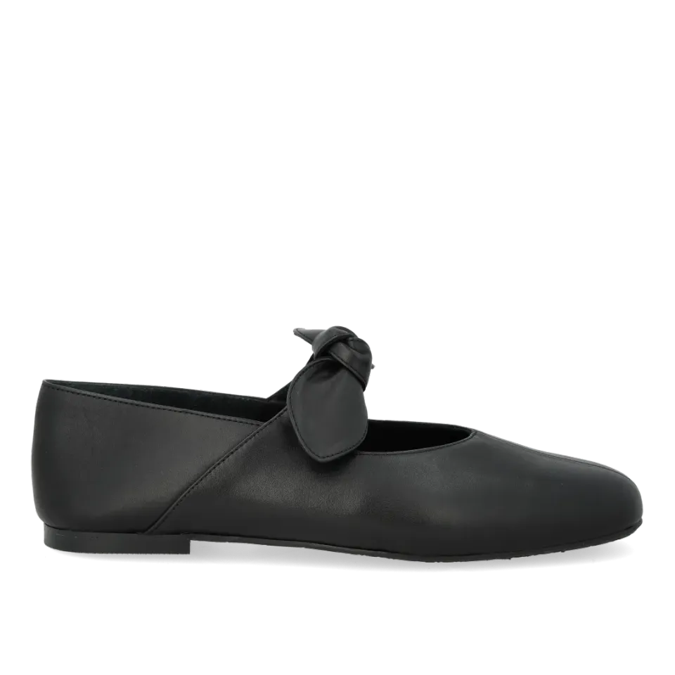 Angulus ballerine cuir nœud élastique enfant