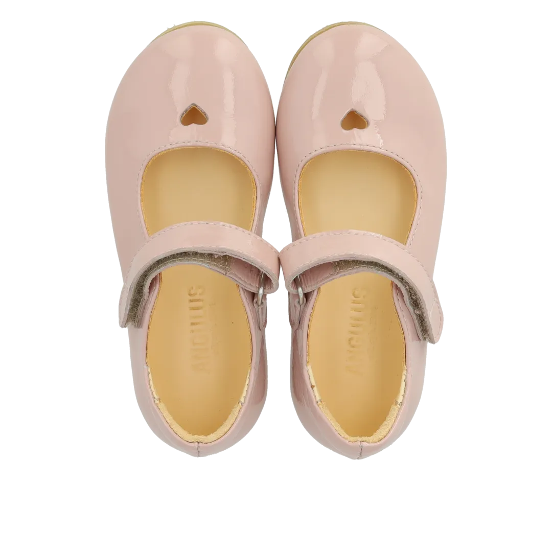 Angulus ballerine cœur ajouré cuir scratch