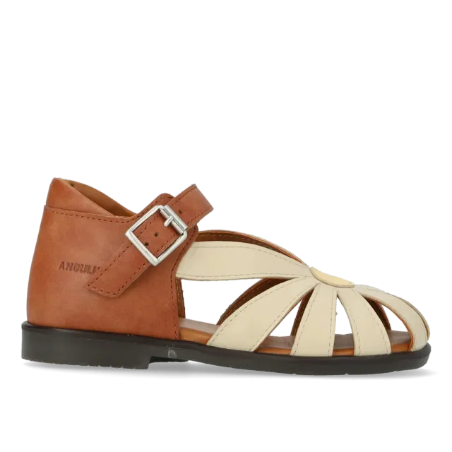 Angulus Margueritte Sandale Marguerite Enfant Cuir