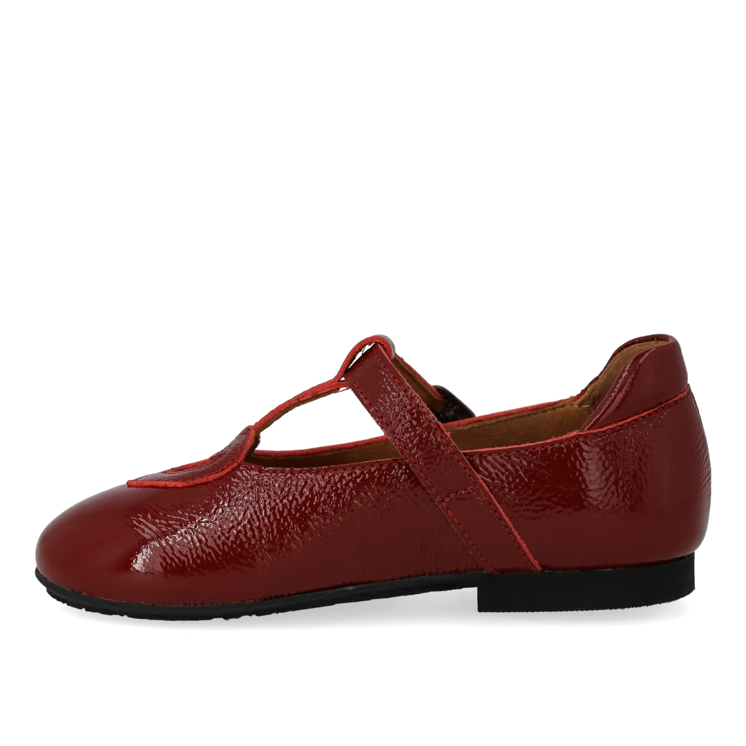Angulus babies cuir cœur ajouré bride T enfant