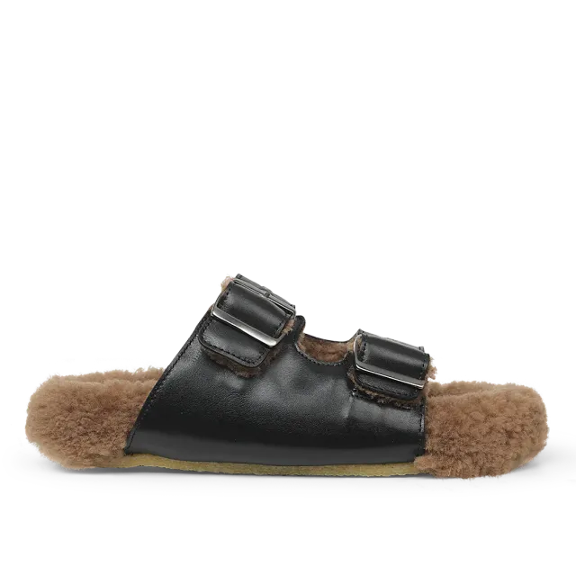 Angulus slip-on cuir boucle semelle souple