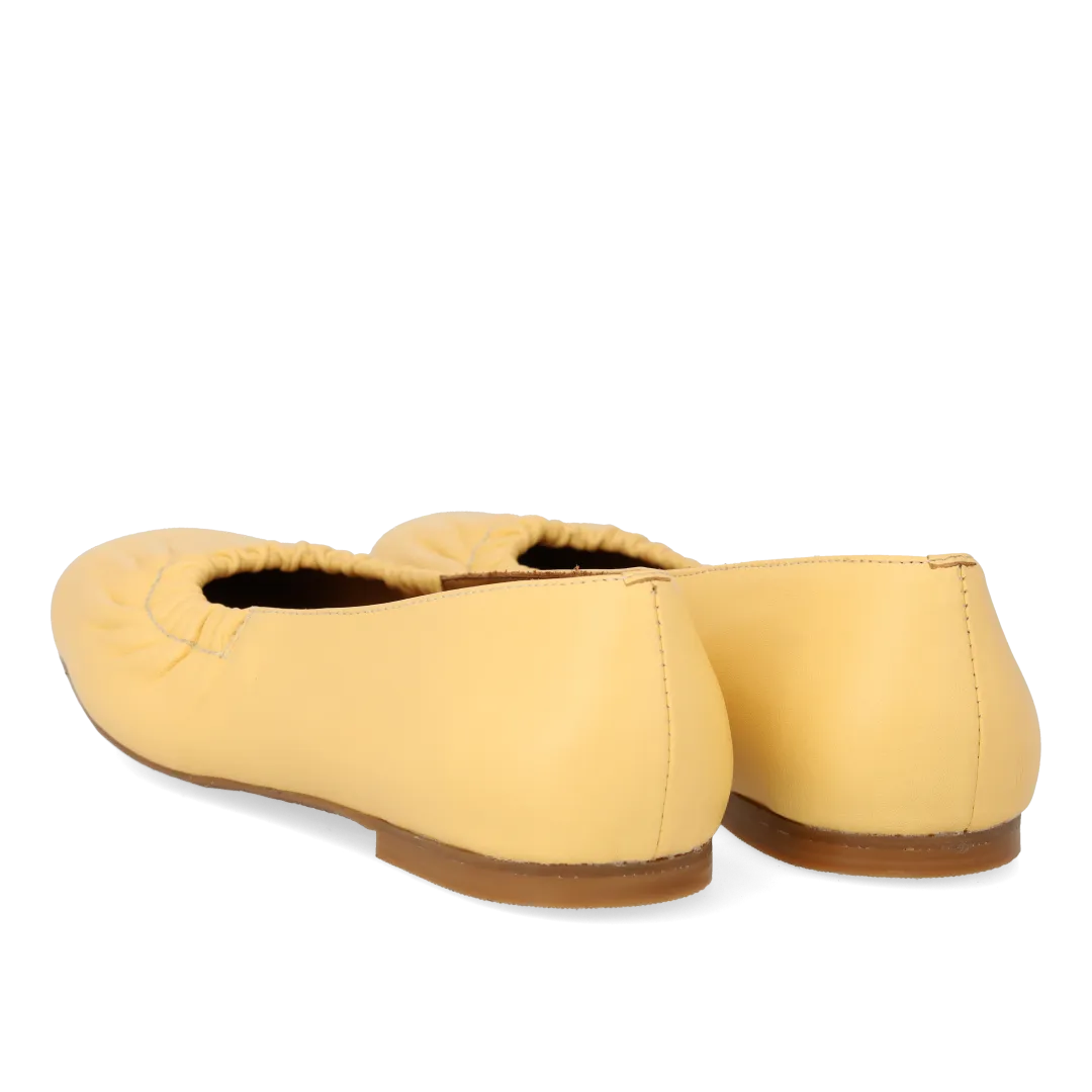 Angulus Ballerine cuir minimaliste bout carré