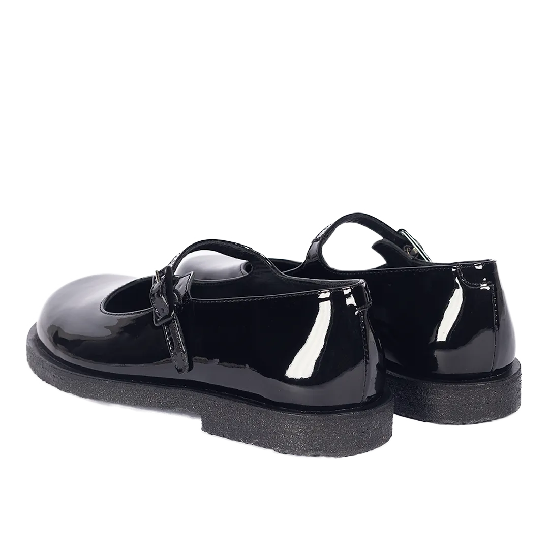 Angulus ballerine cuir coupe large bride réglable