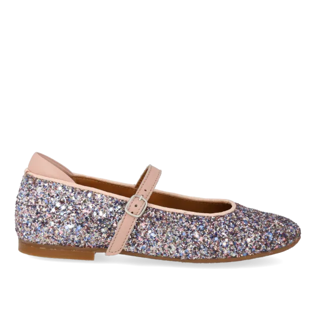 Angulus Glitter ballerine Mary Jane paillettes enfant