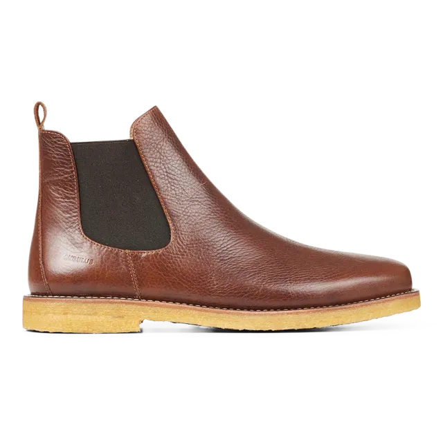 Angulus Chelsea bottine cuir élastique semelle crêpe