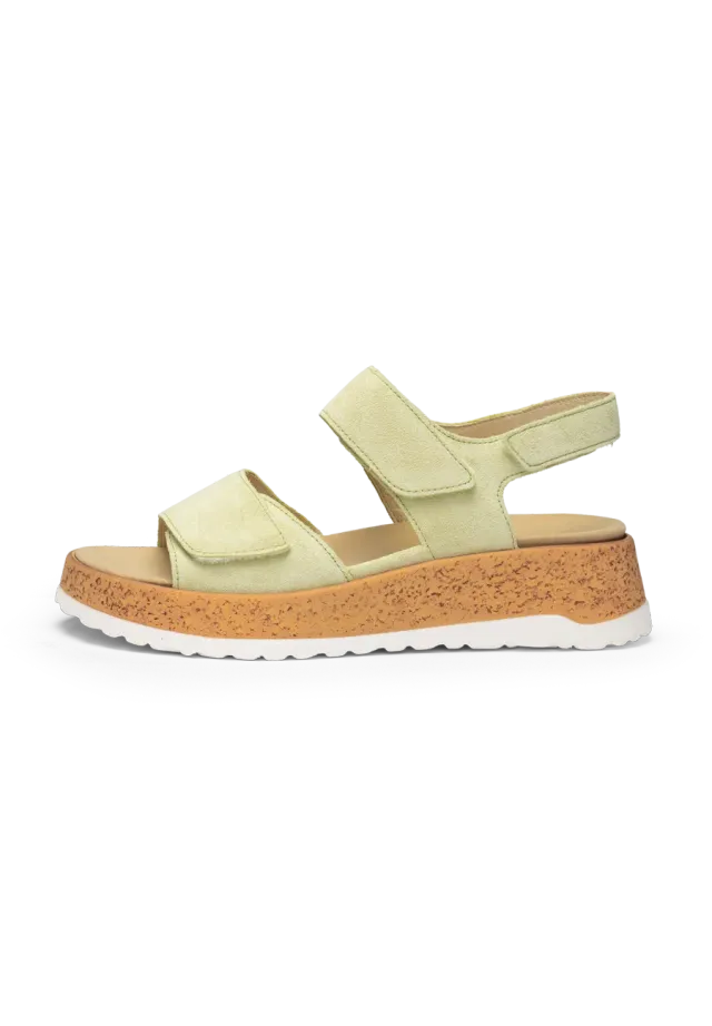 Vitaform sandalettes velours largeur H