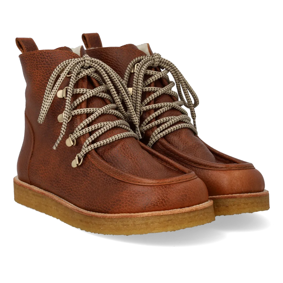 Angulus boot lacet cuir large doublure laine