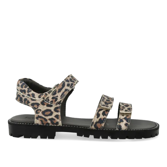 Angulus sandale triple scratch cuir enfant