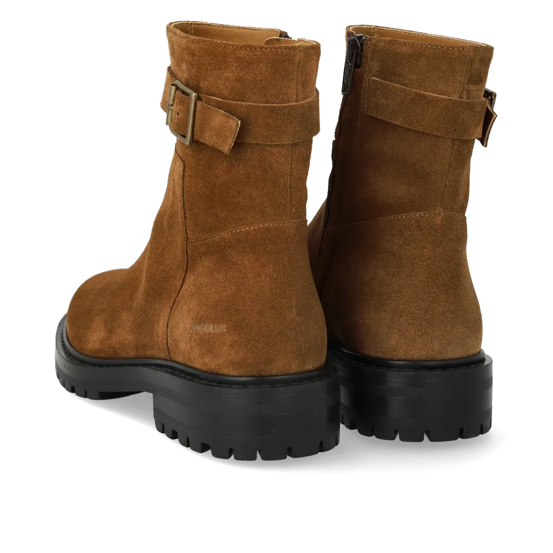 Angulus bottines à boucle décorative en cuir