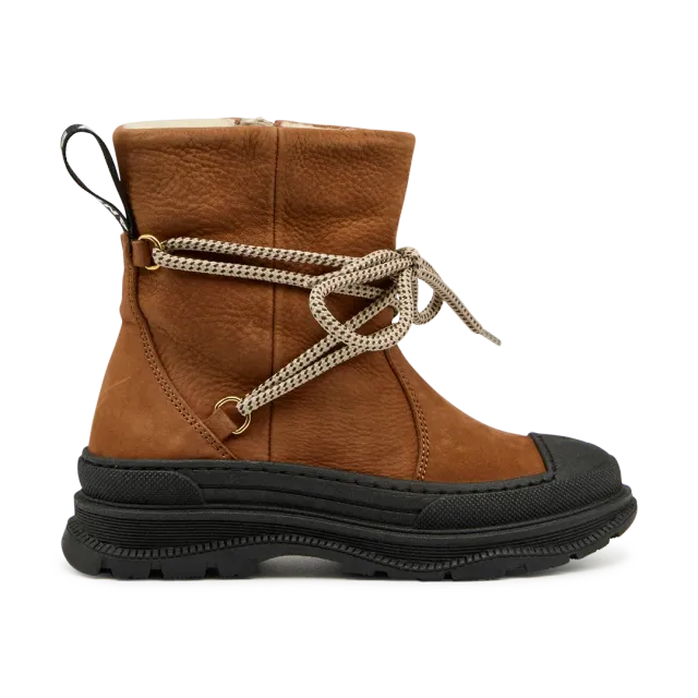 Angulus bottine élastique cuir laine enfant