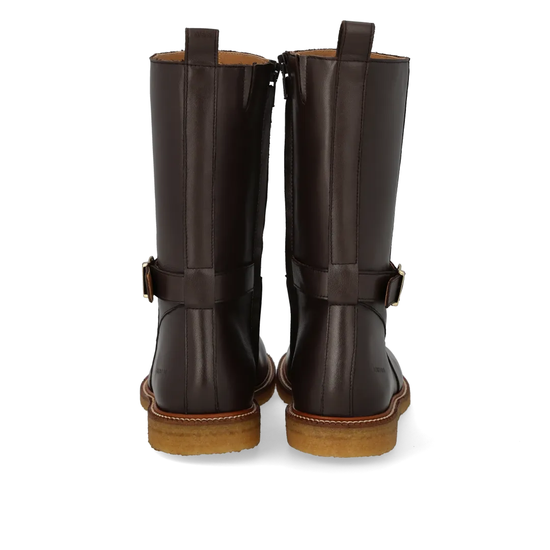 Angulus Mid-height boots cuir large boucle