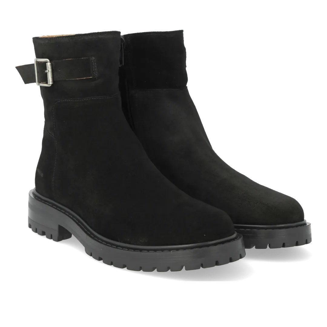 Angulus botte cuir enfant zip boucle décorative