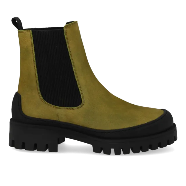Angulus bottine Chelsea en nubuck à semelle épaisse