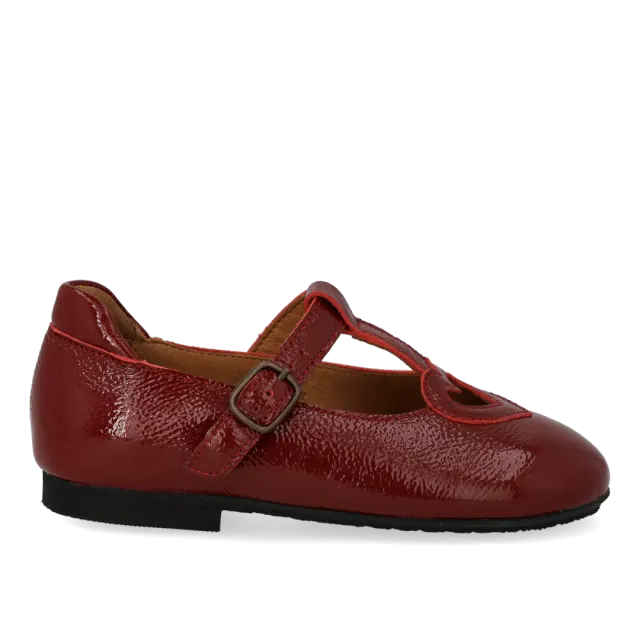 Angulus babies cuir cœur ajouré bride T enfant