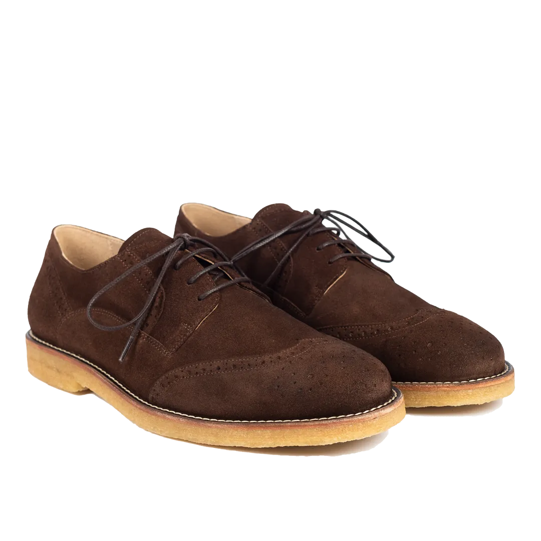 Angulus Lace-up shoes with brogue pattern chaussure cuir