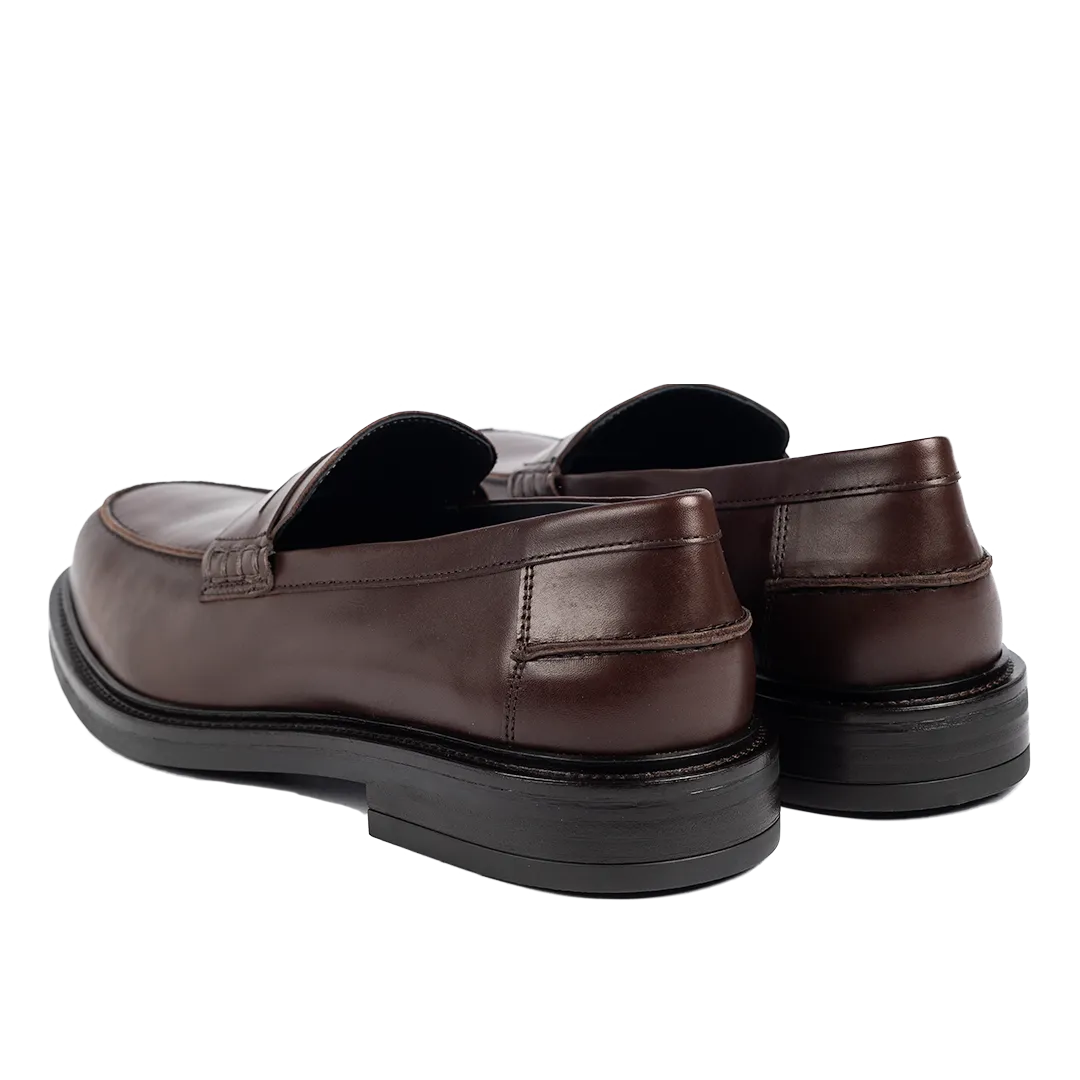 Angulus Mocassin Penny loafer cuir cousu respirant