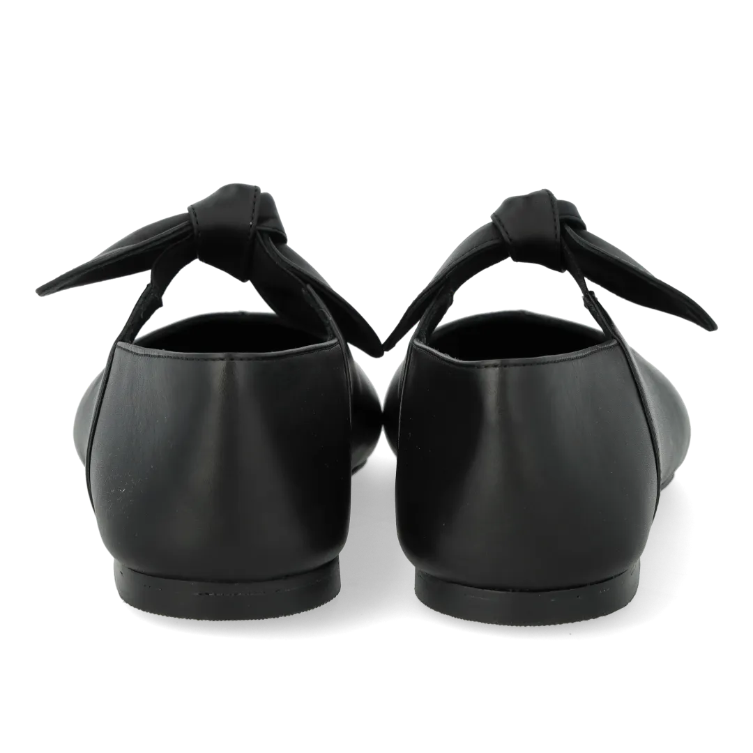 Angulus ballerine cuir nœud élastique enfant