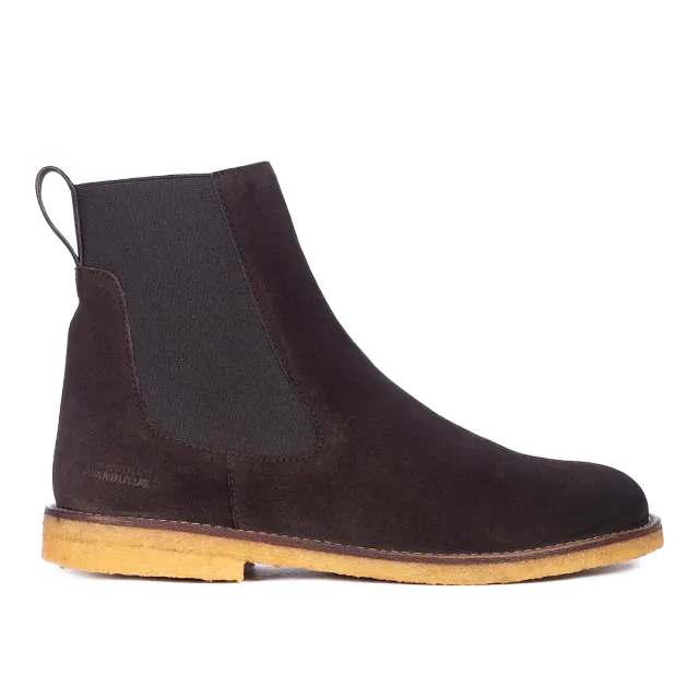 Angulus Chelsea boots cuir élastique semelle crêpe