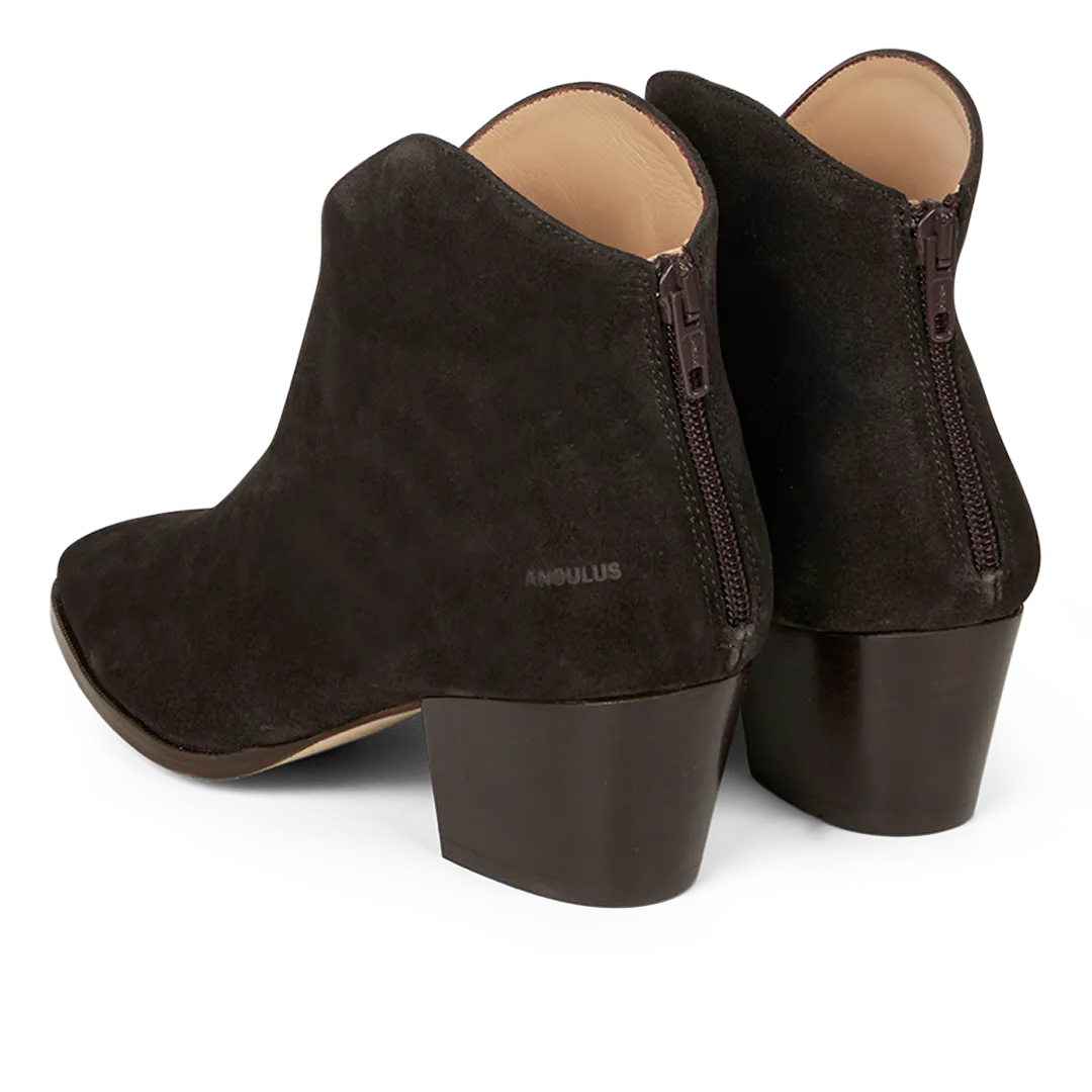 Angulus bottine talon 5 cm cuir zip