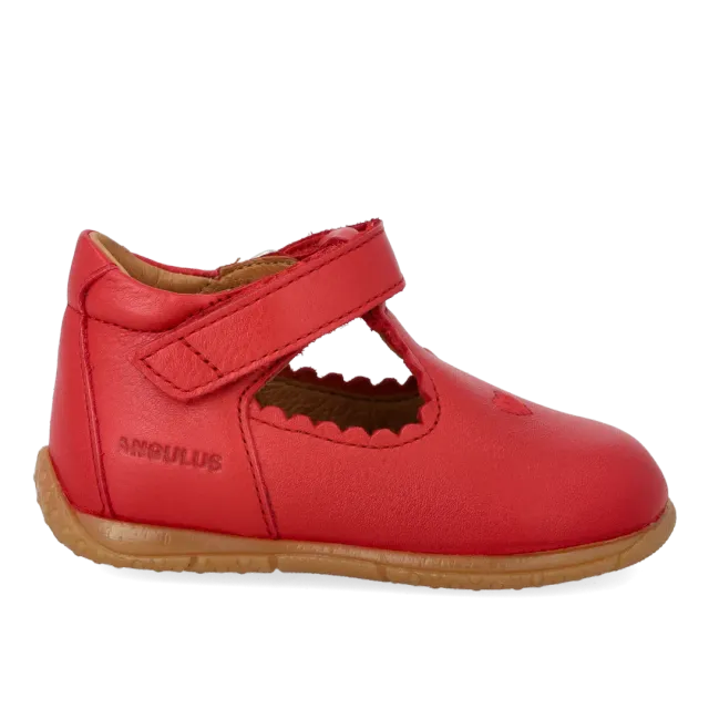Angulus baby mary janes cuir cœur premiers pas