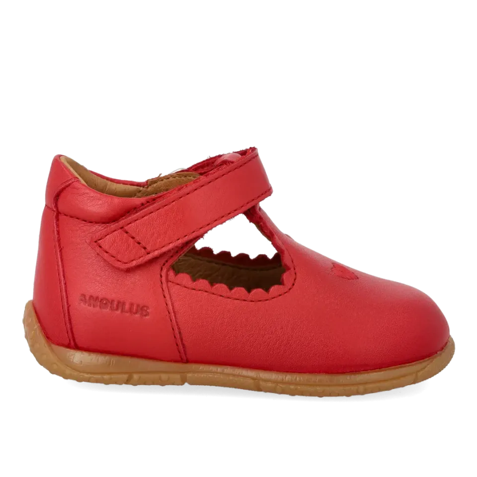 Angulus baby mary janes cuir cœur premiers pas