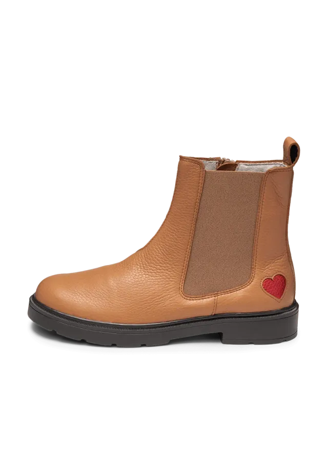 Vitaform bottines cuir de cerf zip confort