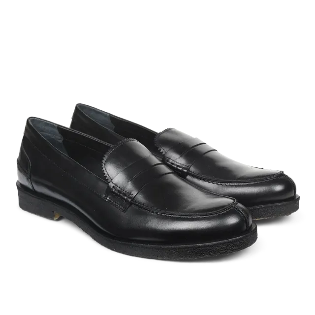 Angulus Penny loafer mocassins cuir semelle crêpe