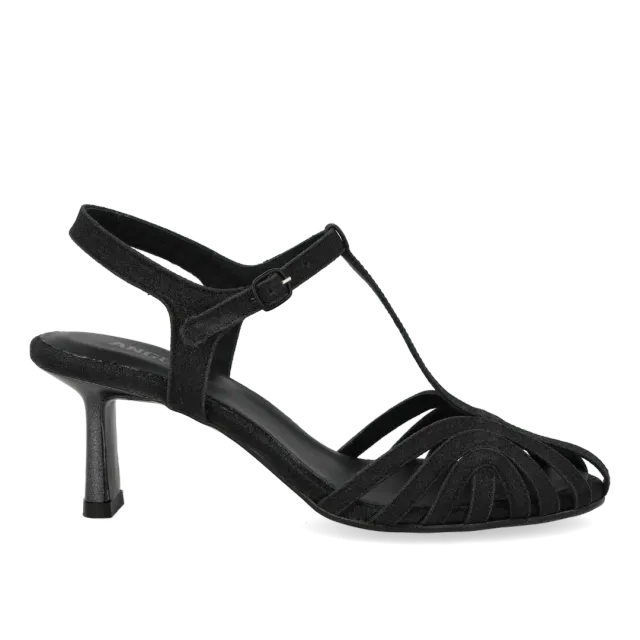 Angulus sandale à talon paillettes talon 6 cm