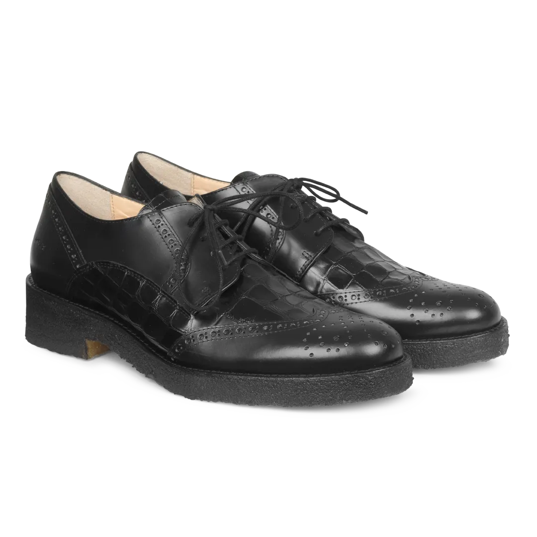 Angulus chaussure homme lacets perforée cuir