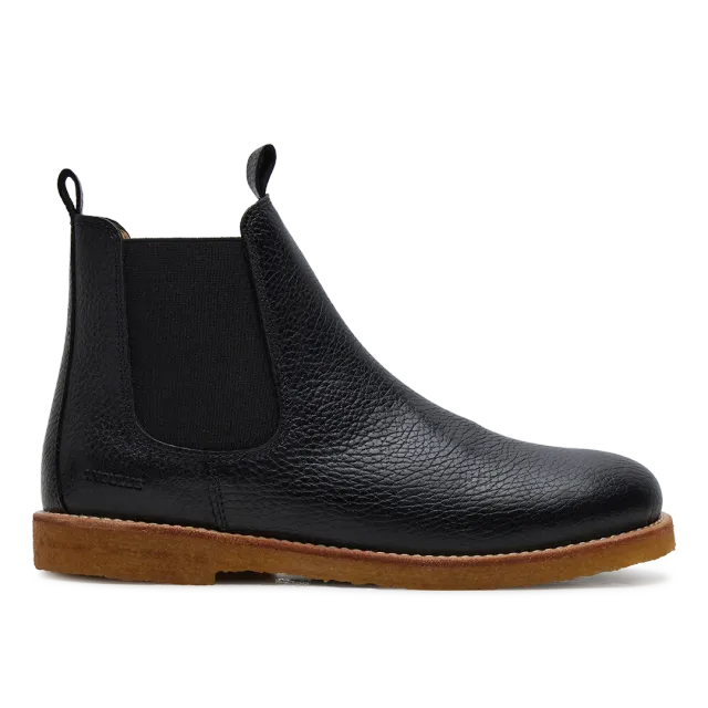 Angulus Chelsea bottines en cuir à élastiques