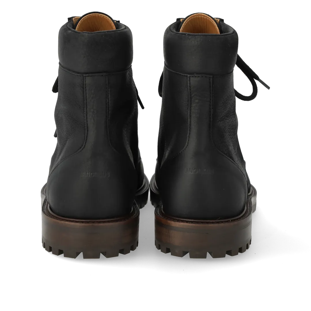 Angulus boot homme à lacets semelle track cuir