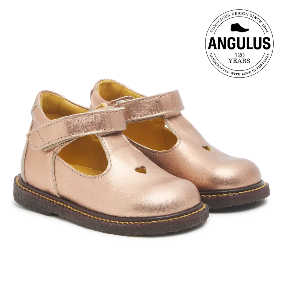 Angulus babies cuir cœur découpé collection 120 ans
