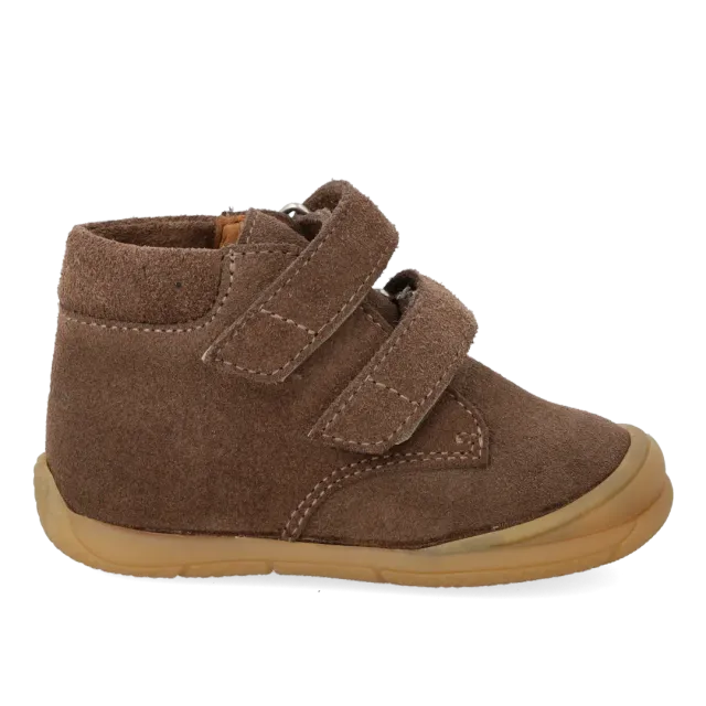 Angulus premiers pas chaussures velcro daim