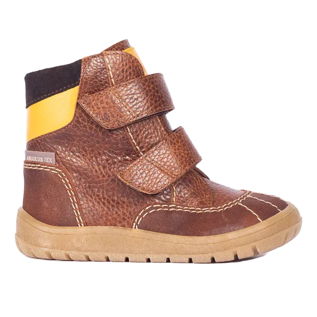 Angulus TEX bottines à brides velcro en cuir