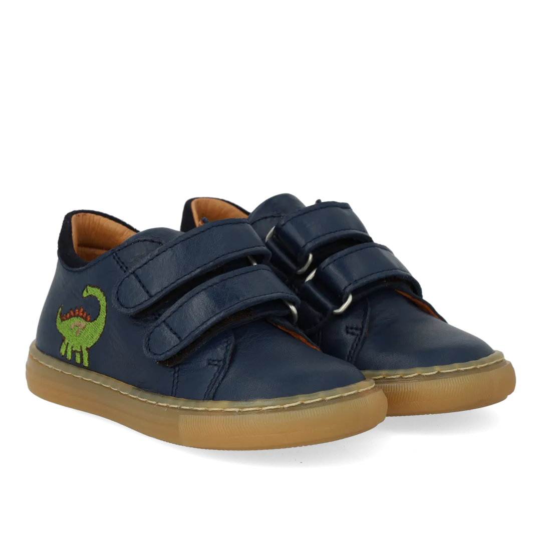 Angulus basket cuir scratch broderie dino