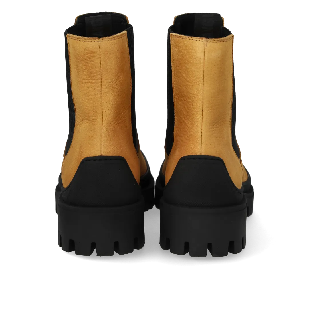 Angulus Chunky Chelsea bottines nubuck semelle crantée