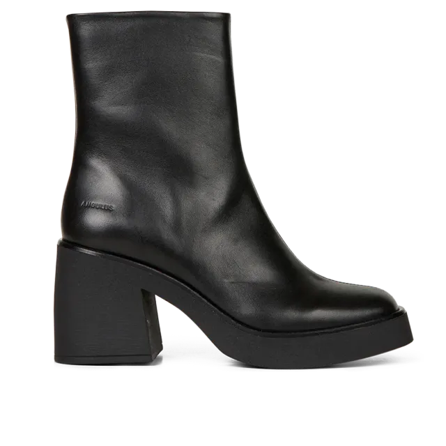 Angulus bottines sculpturales en cuir à talon