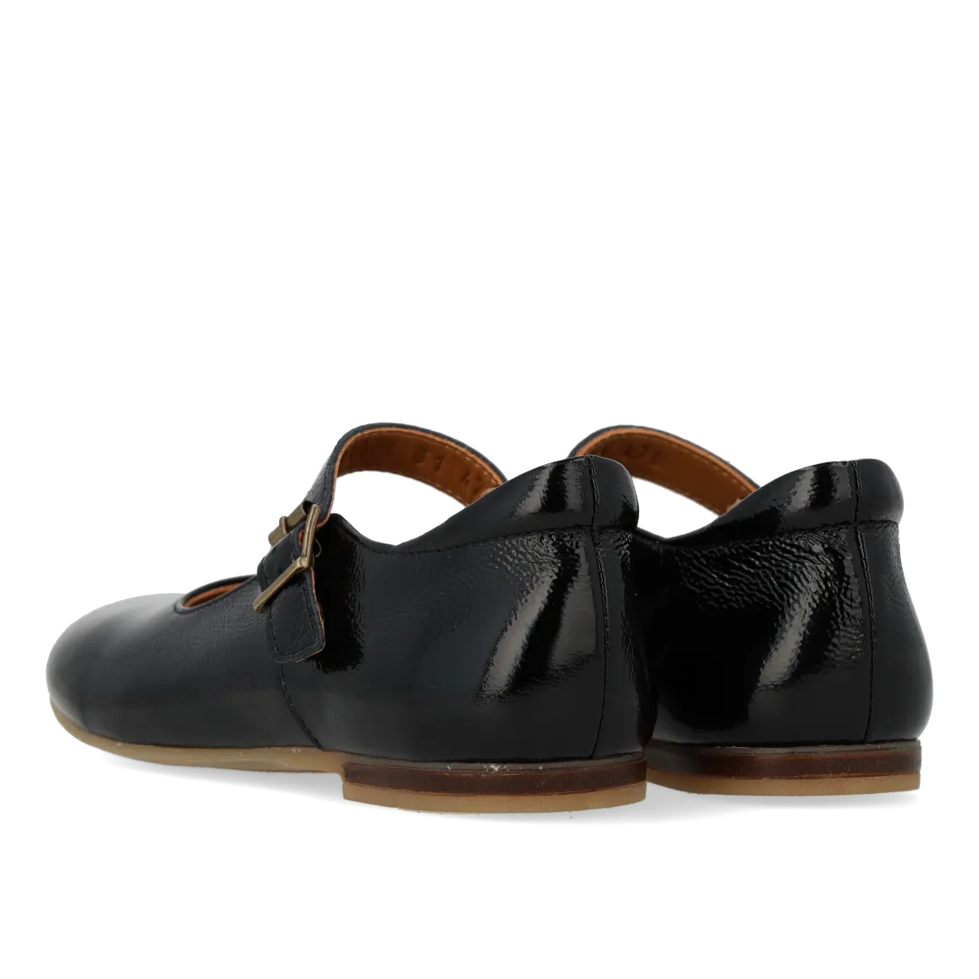 Angulus Ballerine cœur bride cuir enfant