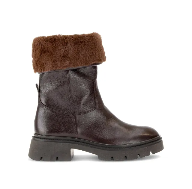 Gabor Comfort bottines cuirs combinés largeur F