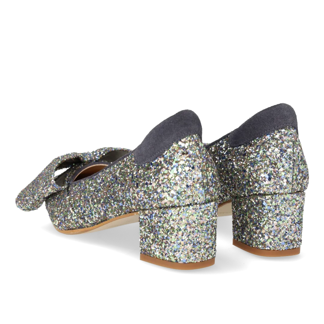 Angulus Bow pump escarpins à paillettes