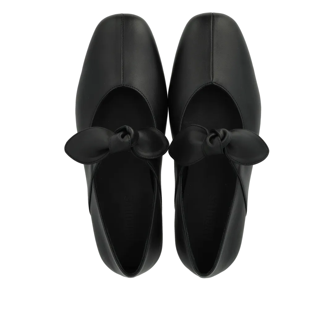 Angulus ballerine cuir nœud élastique enfant