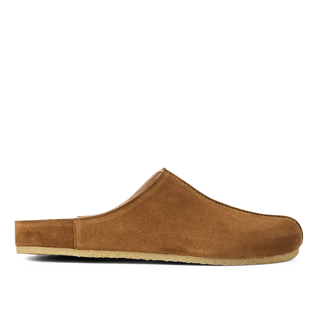 Angulus Footbed Mules Suède Couture Centrée