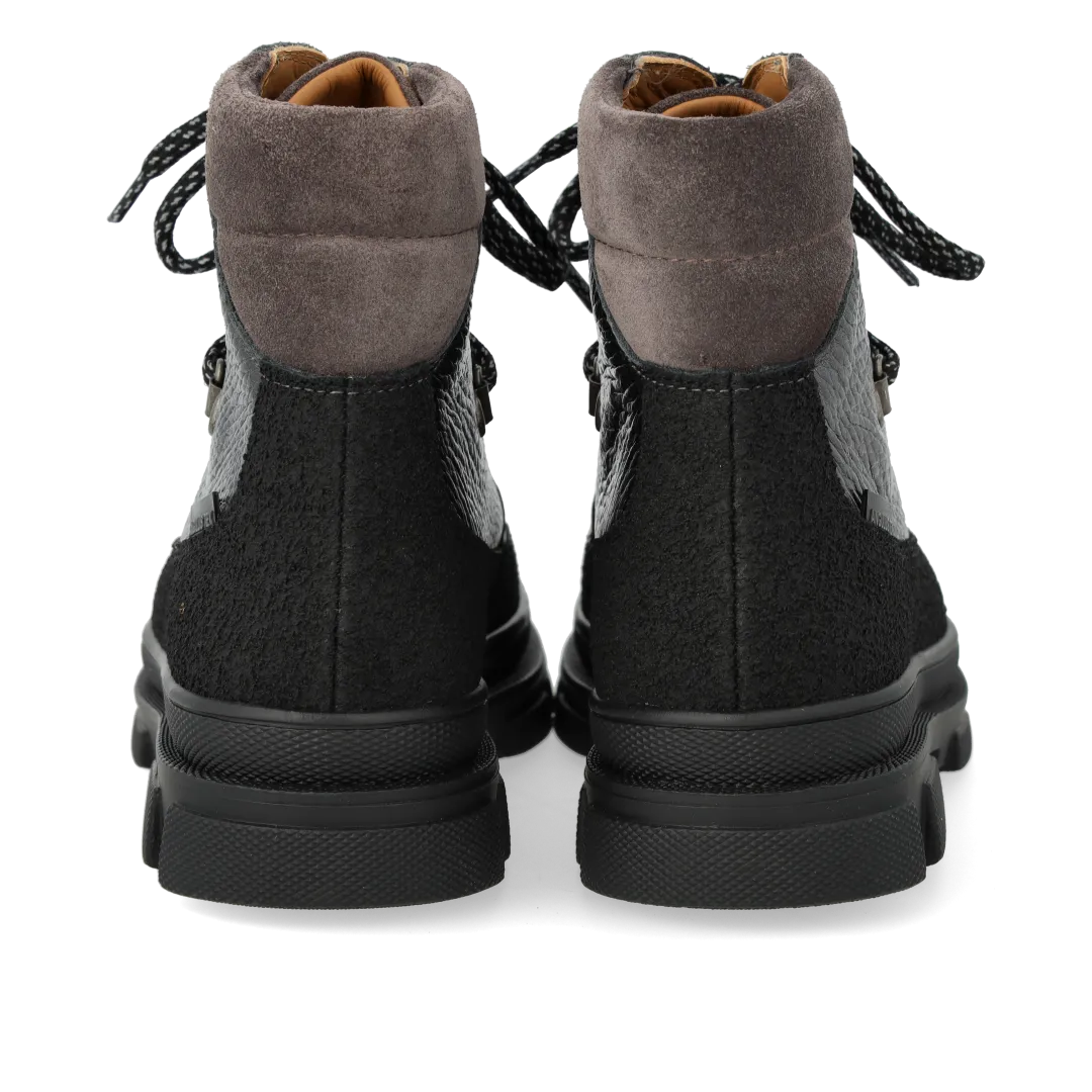 Angulus boots lacets cuir enfant TEX mérinos