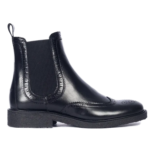 Angulus bottine Chelsea à perforations brogue en cuir