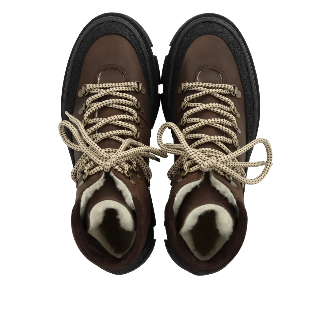 Angulus bottines à lacets cuir doublure laine