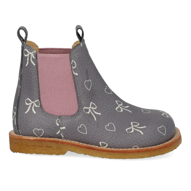 Angulus boots Chelsea imprimé cuir large