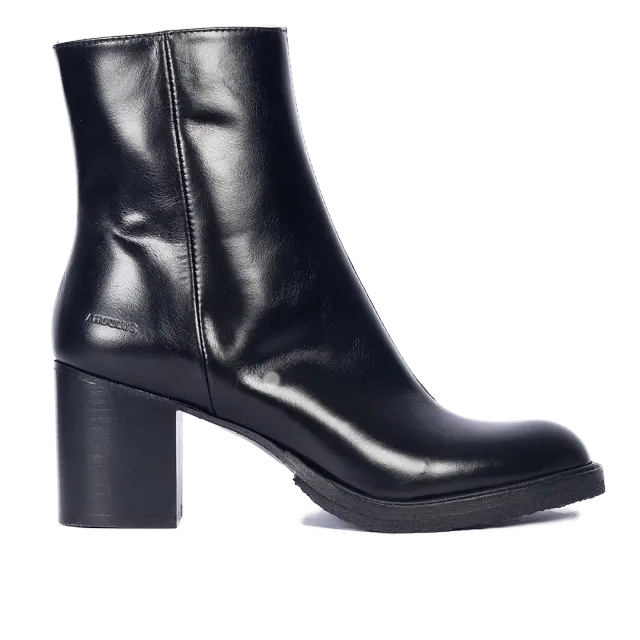 Angulus bottine cuir talon bloc 6 cm années 70
