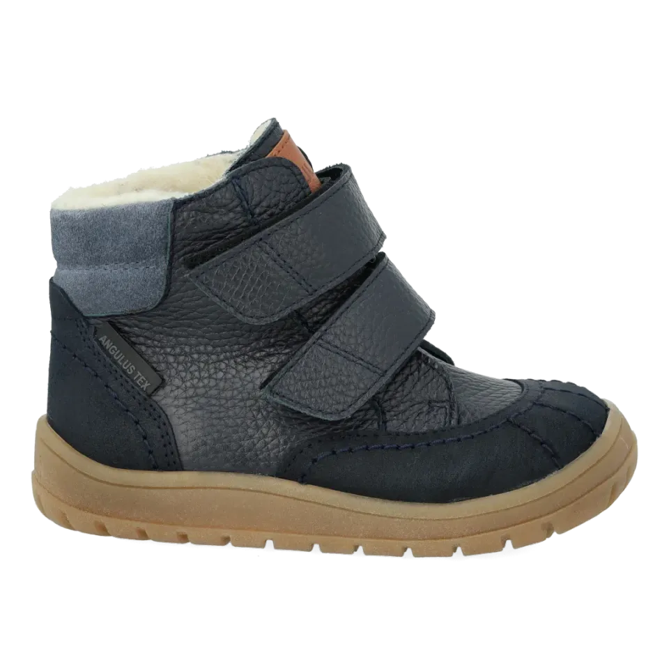 Angulus TEX bottine velcro TEX laine mérinos chaude