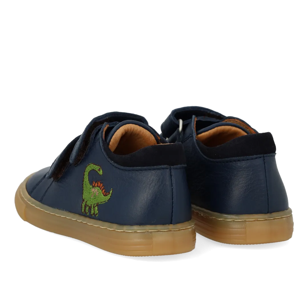Angulus basket cuir scratch broderie dino