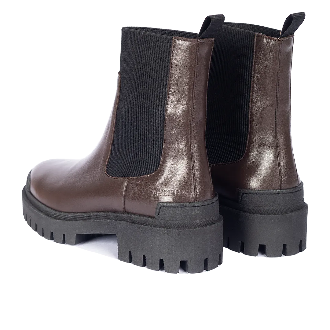Angulus Chelsea à élastique bottines cuir semelle crantée
